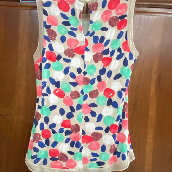 Ladies X-Small Shirt Top Sleeveless Blouse Tank Top Tan Pink Navy Green Weston - Picture 6 of 13